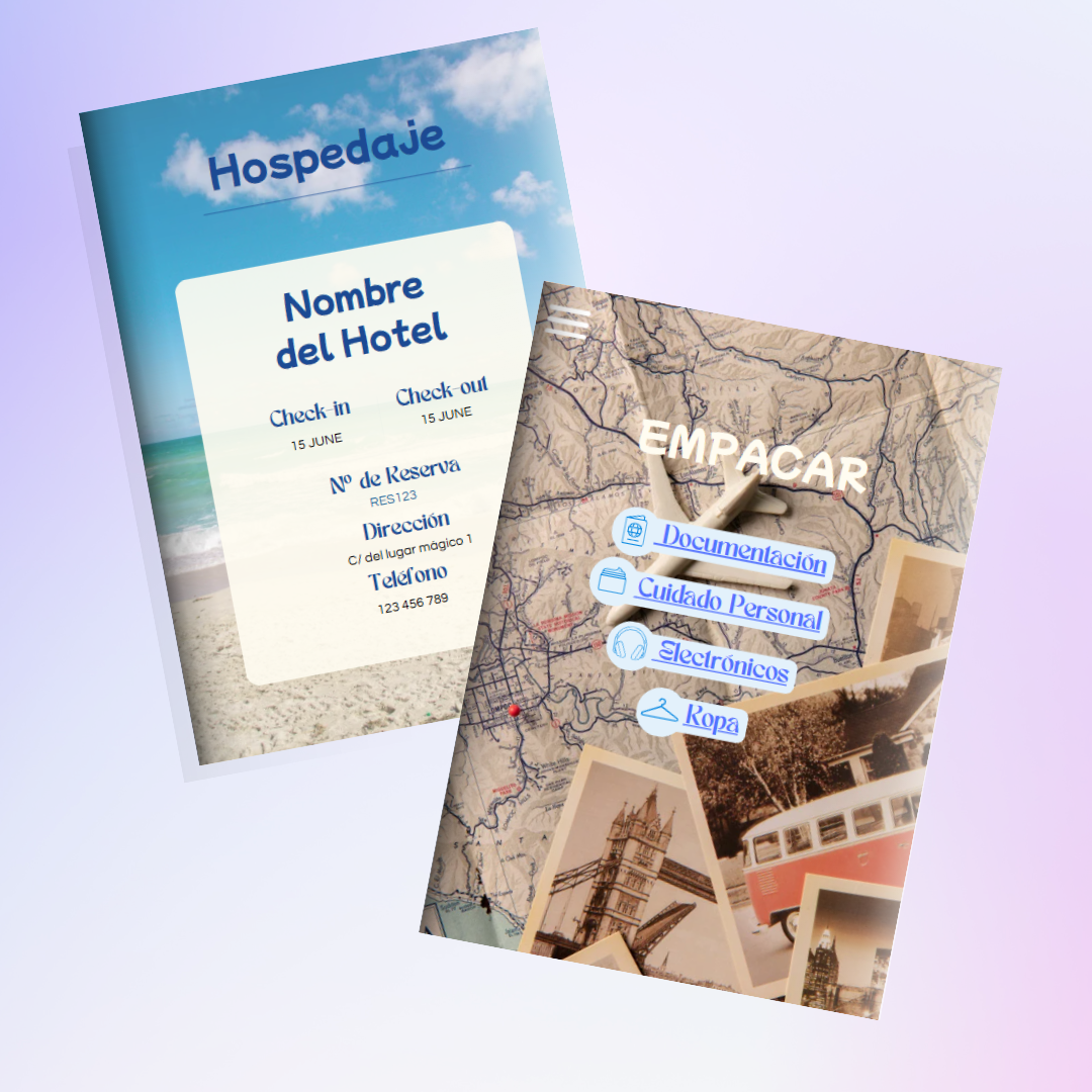 📱✈️ Guía de Viaje Digital Interactiva e imprimible