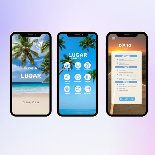 📱✈️ Guía de Viaje Digital Interactiva e imprimible