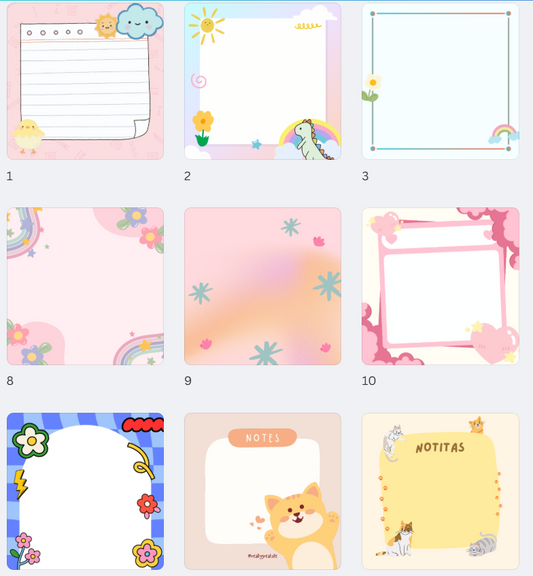 ✨ Pack de 50 Notas Adhesivas – Organización práctica y coloridas📝💖