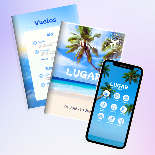 📱✈️ Guía de Viaje Digital Interactiva e imprimible